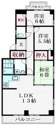 モスマンテラスの物件間取画像